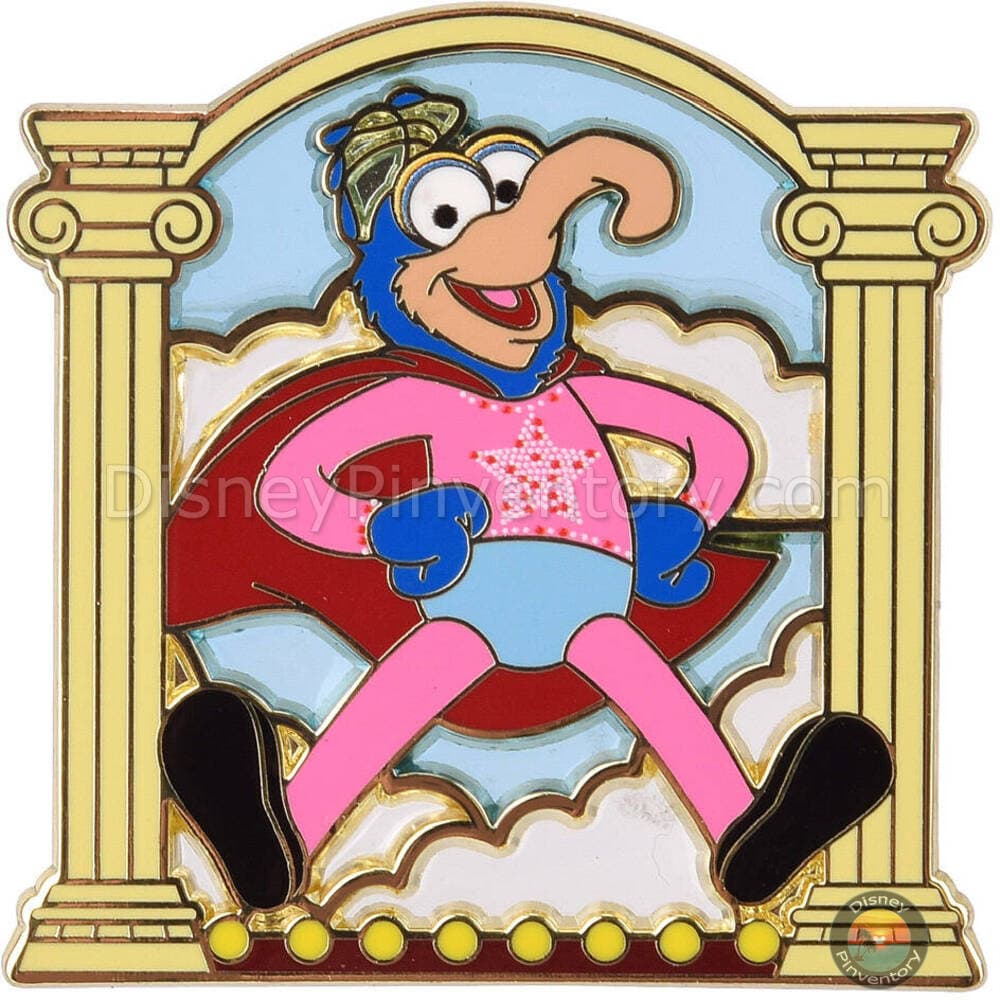 Muppets Stained Glass Pin: Gonzo - Disney Pins Blog Exclusive - Pin 42632