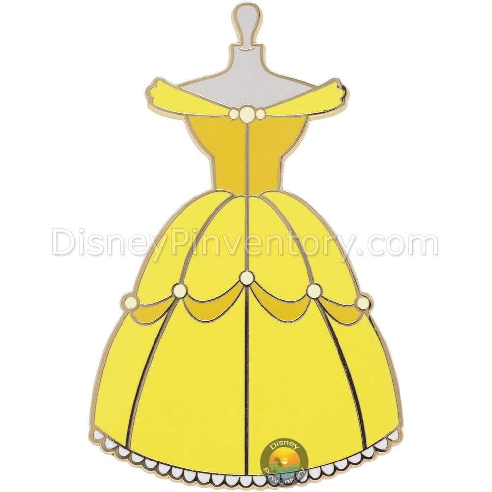 Disney Dress Series Belle Pin - PALM Exclusive - Pin 42698