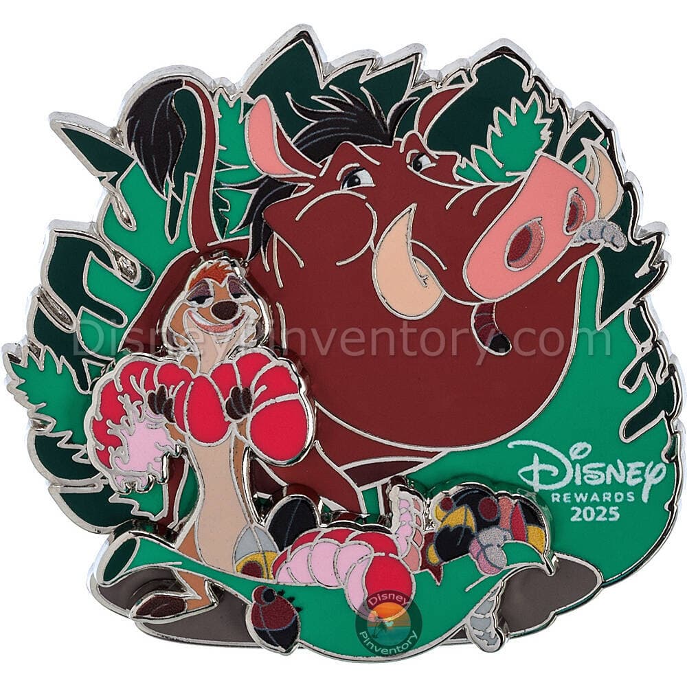 Timon and Pumbaa Pin - The Lion King - Disney Visa Cardmember Exclusive 2025 - Pin 42754