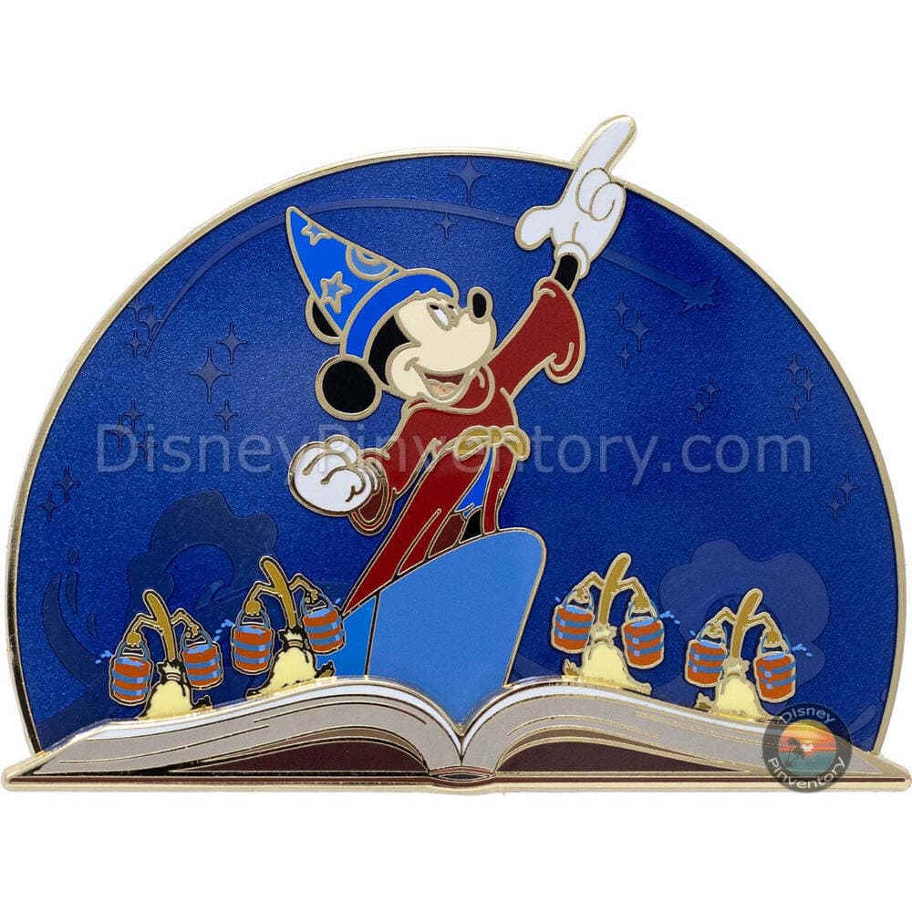 Disney Once Upon a Time Storybook Fantasia Sorcerer Mickey Pin - PALM Exclusive - Pin 42813