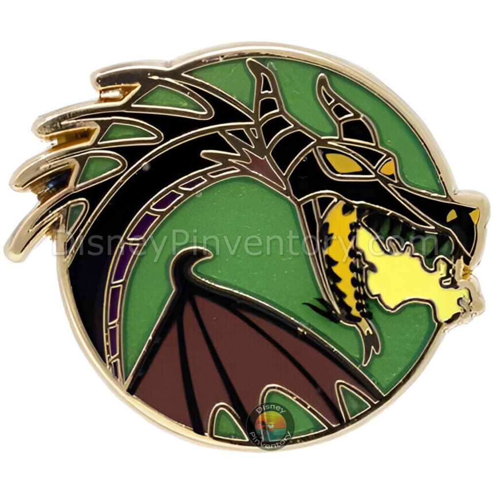 Disney Mini Micro Mystery Pin Set - Sleeping Beauty - Dragon Pin - PALM Exclusive - Pin 42818
