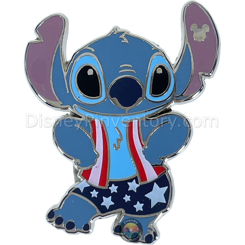 Hidden Disney 2024 Pin - Stitch 4th of July - Pin 42868