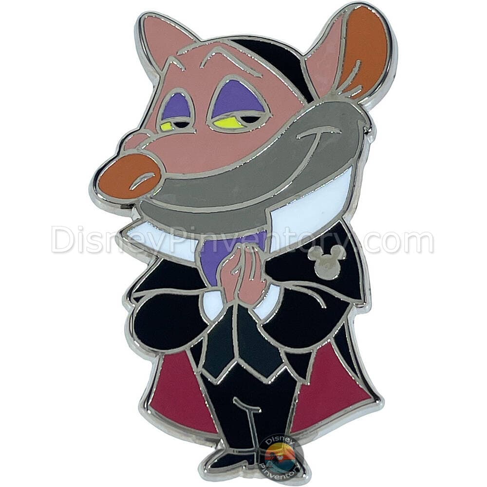 Hidden Disney 2024 Pin - Professor Ratigan - Pin 42872