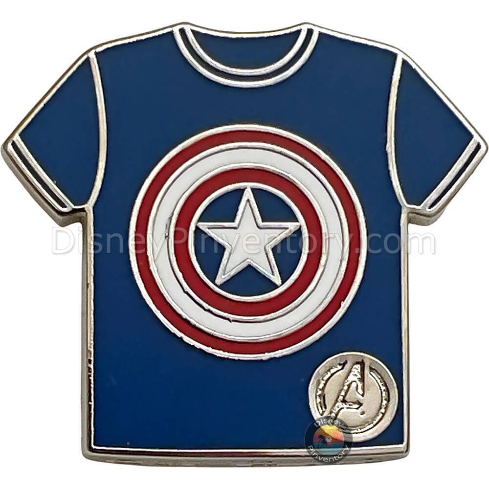 Hidden Disney 2024 Pin - T-Shirts - Captain America - Pin 42894