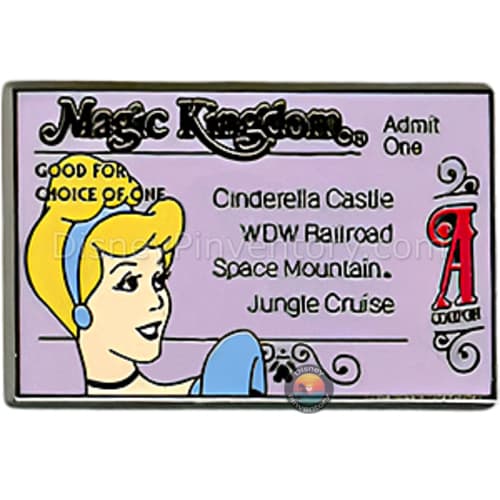 2005 Cast Pin Party A Ticket - Magic Kingdom - Cinderella - Pin 42910
