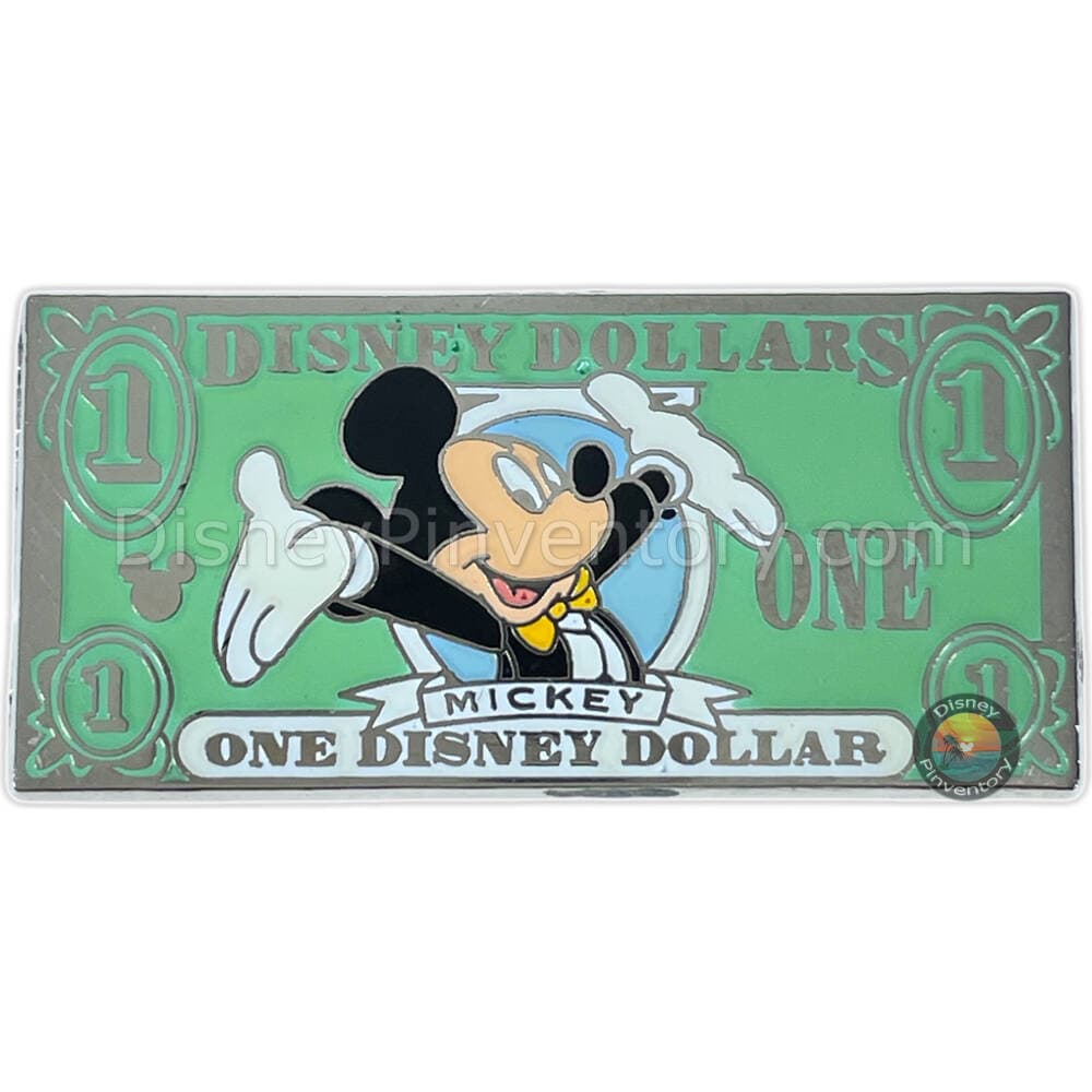 Cast Lanyard Series #3 - Disney Dollars - Mickey Mouse $1 Bill - Pin 42952