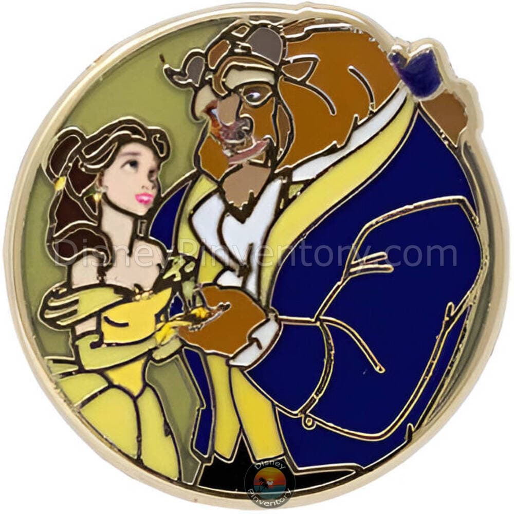 Disney Mini Micro Mystery Beauty and the Beast Pin Set - Belle & The Beast Pin - PALM Exclusive - Pin 42974