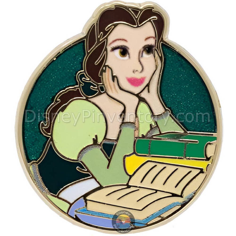Disney Mini Micro Mystery Beauty and the Beast Pin Set - Belle Pin - PALM Exclusive - Pin 42975