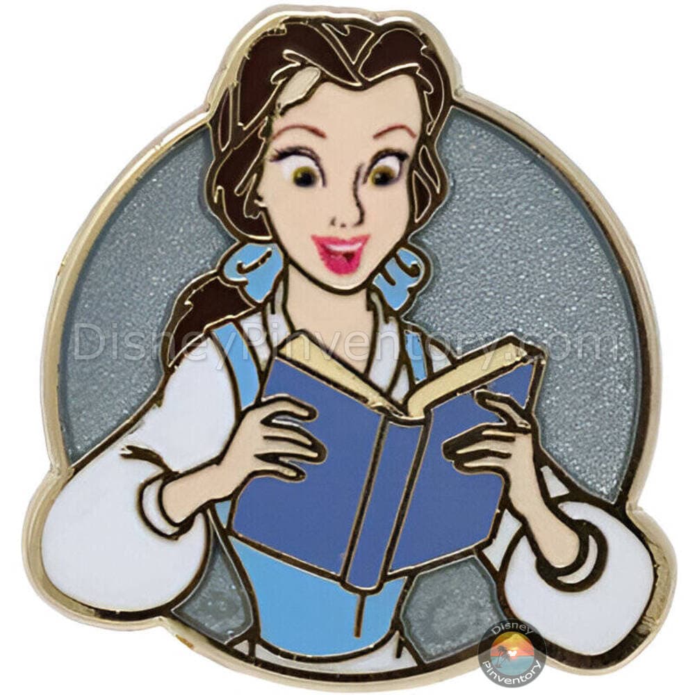 Disney Mini Micro Mystery Beauty and the Beast Pin Set - Belle Reading Pin - PALM Exclusive - Pin 42976