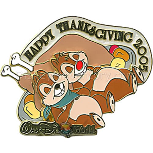Walt Disney World Thanksgiving 2005 - Chip and Dale - Pin 42994