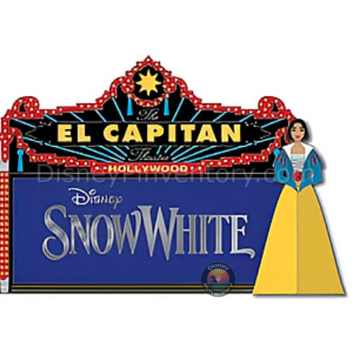 Snow White Live Action: El Capitan Theatre Marquee Pin - Pin 43301