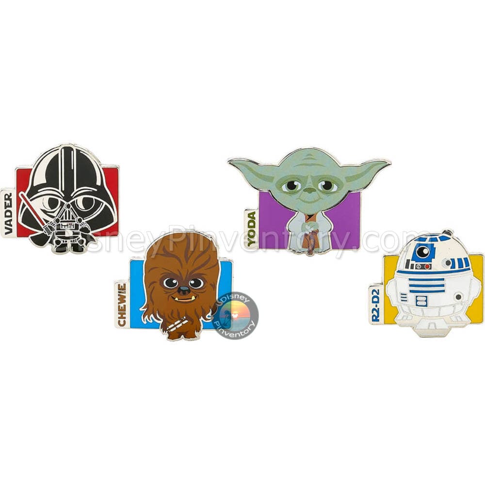 Disneyland Paris Star Wars Cuties Booster Pin Set - Pin 43319