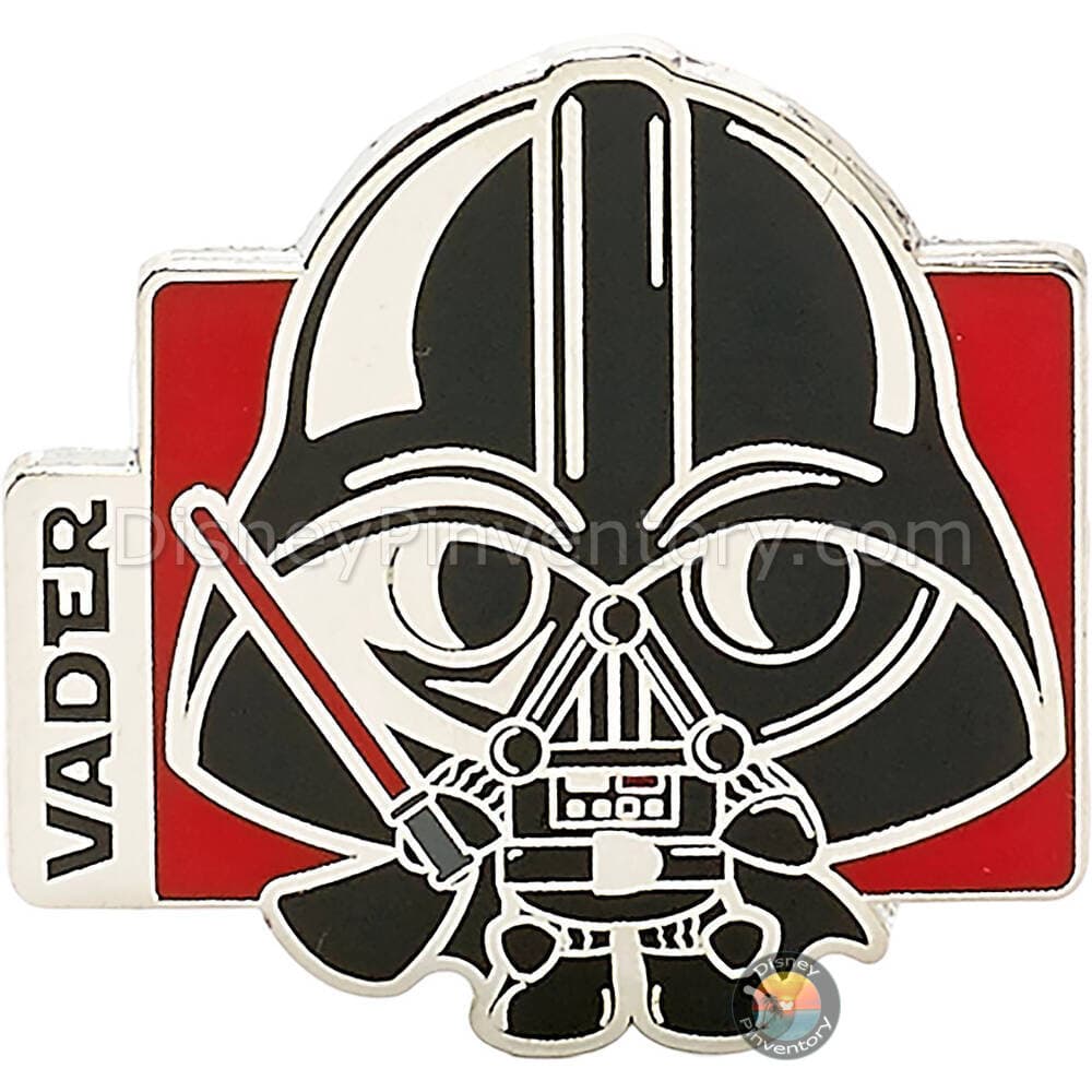 Disneyland Paris Star Wars Cuties Booster Pin Set - Darth Vader - Pin 43320