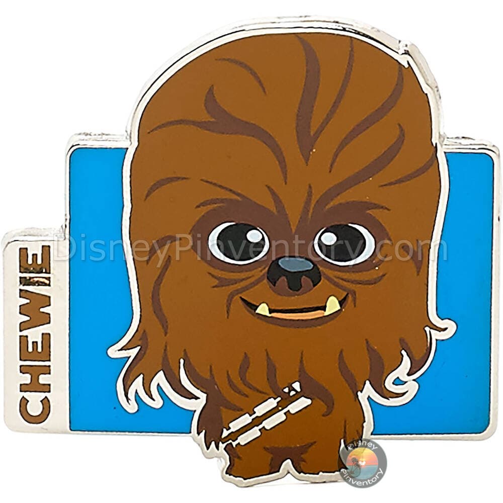Disneyland Paris Star Wars Cuties Booster Pin Set - Chewbacca - Pin 43321