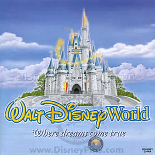 Walt Disney World Cast Pin Party 2007 - Where Dreams Come True Background Illustration - Pin 43405