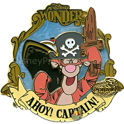 Disney Cruise Line Captain's Choice Pin - January 2007 - Tigger - Pin 43416