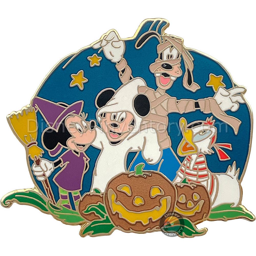 Disney Mall Exclusive - Mickey & Friends Halloween Pin - Pin 4344