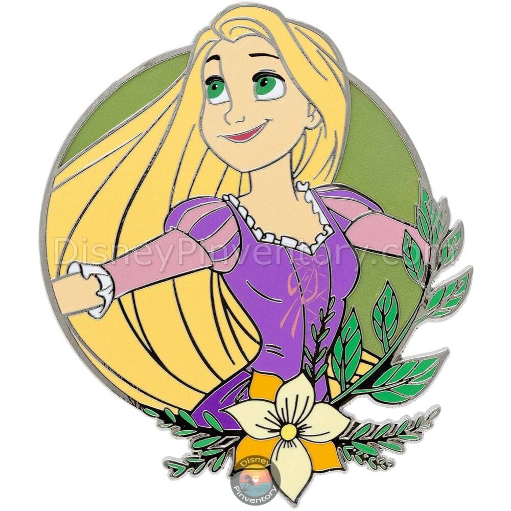 Disney Princess Floral Series Rapunzel Jumbo Pin - PALM Exclusive - Pin 43460