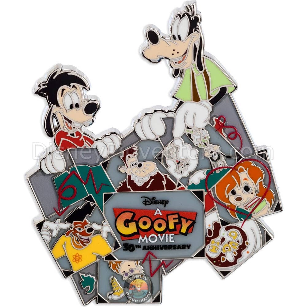 A Goofy Movie 30th Anniversary Pin Set - Logo - Pin 43487