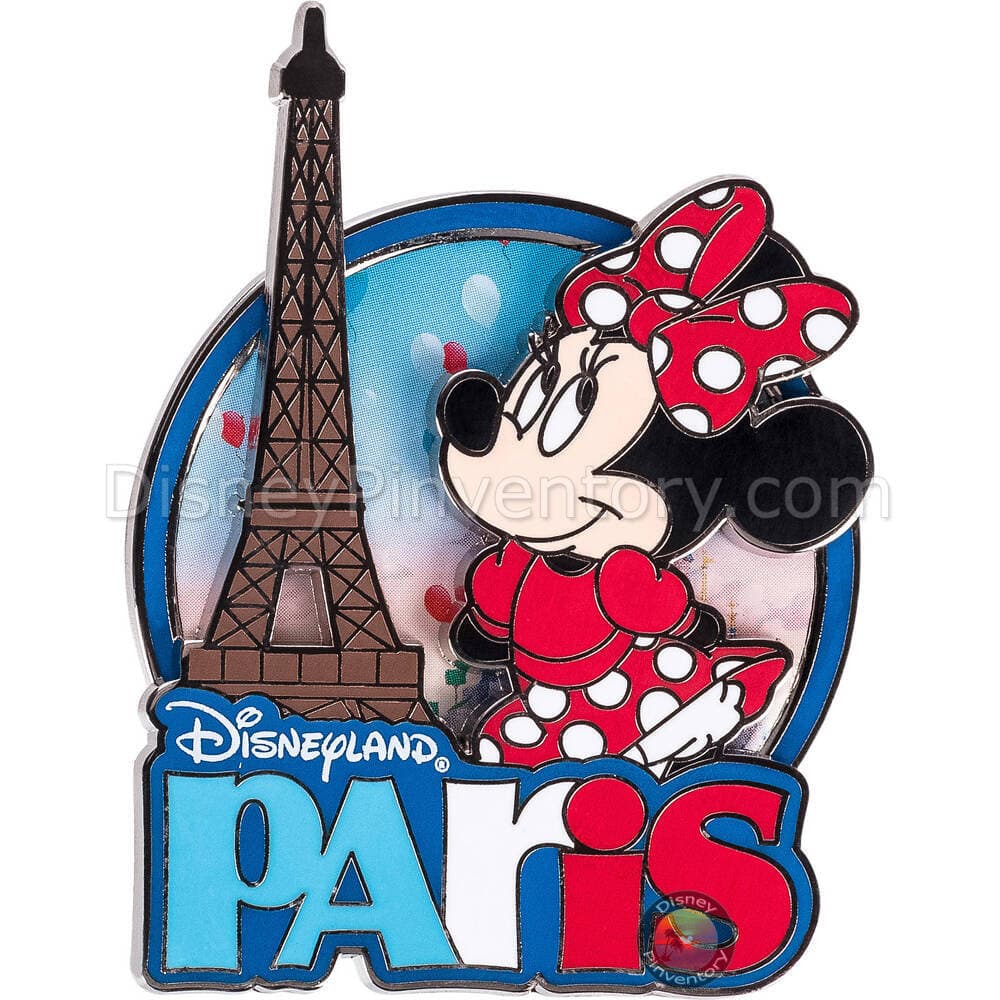 Disneyland Paris Minnie Mouse and Eiffel Tower Pin - Pin 43499