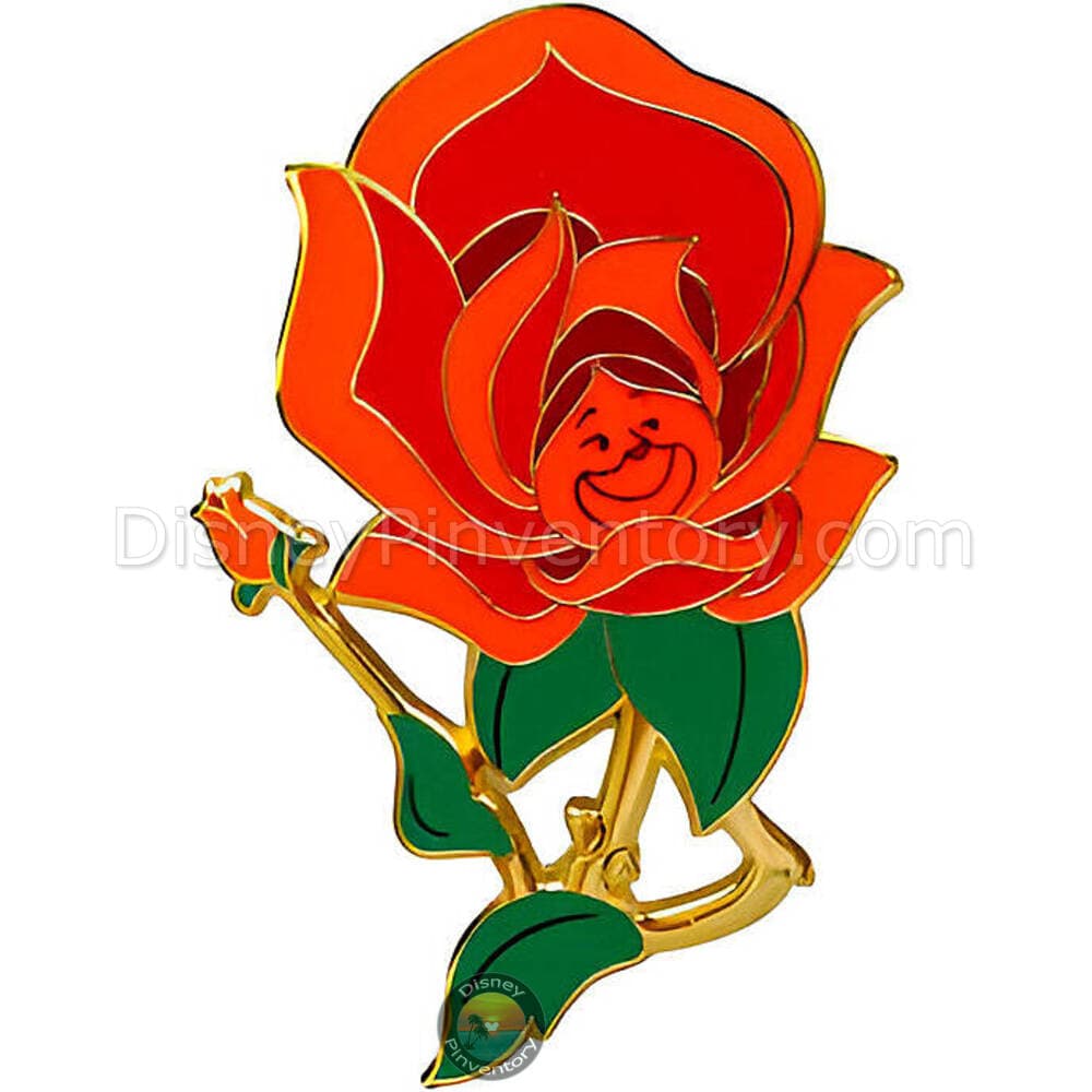 Disneyland Paris Eleonore Bridge Alice in Wonderland Collection - Red Rose - Pin 43524