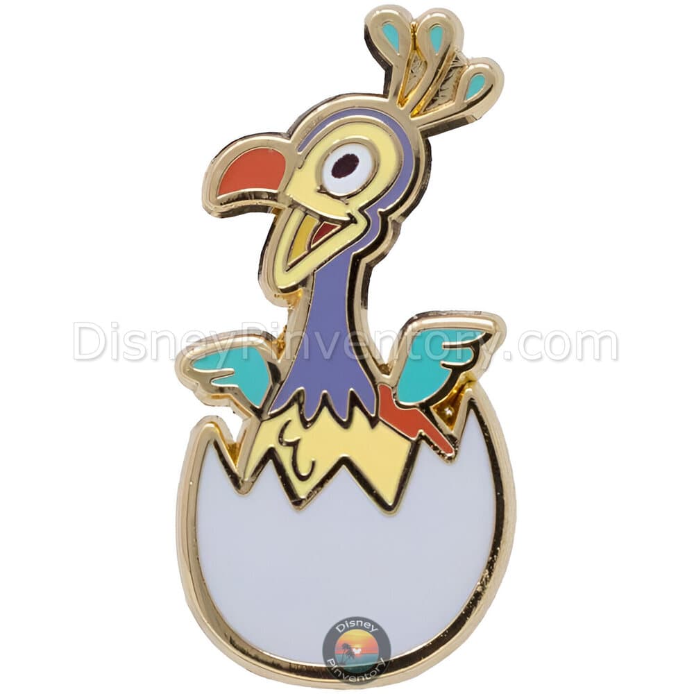 Disney Pixar UP Kevin with Babies Pin Set - Baby in Eggshell Pin - PALM Exclusive - Pin 43537