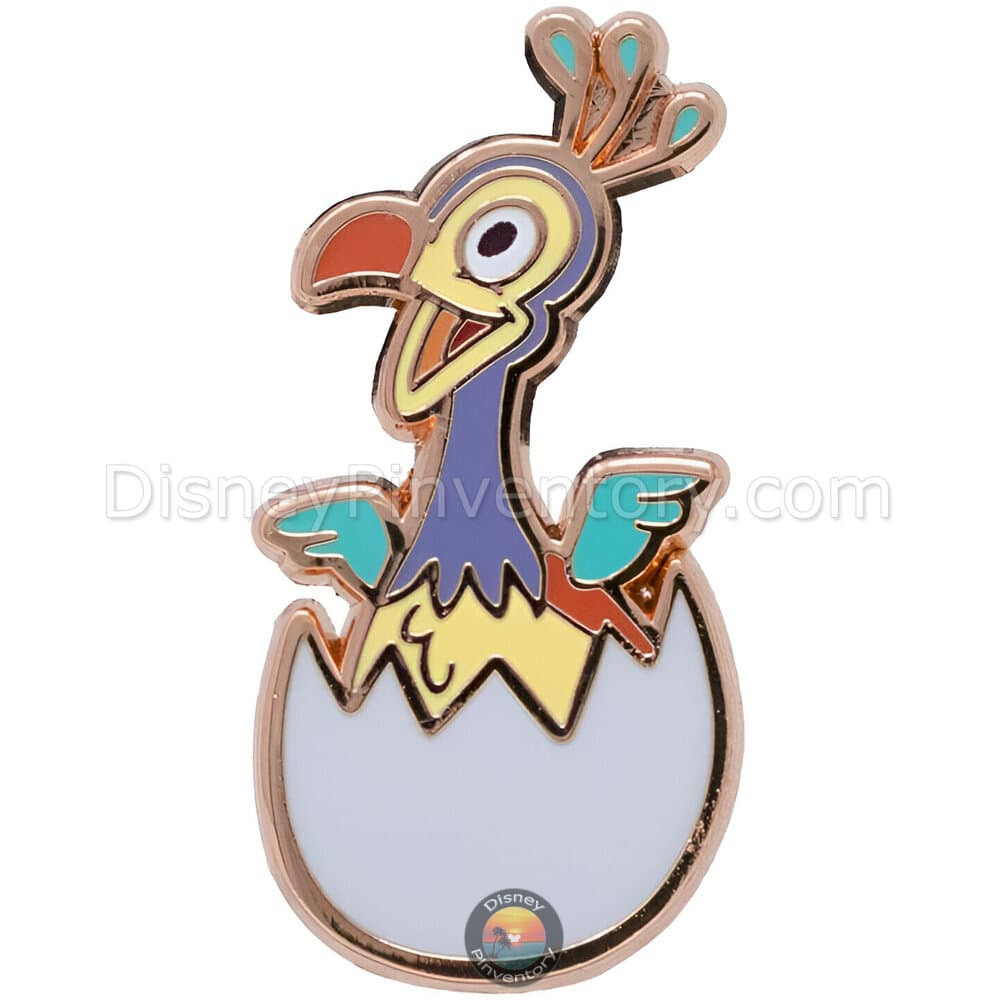 Disney Pixar UP Kevin with Babies Rose Gold Pin Set - Baby in Eggshell Pin - PALM Exclusive - Pin 43543