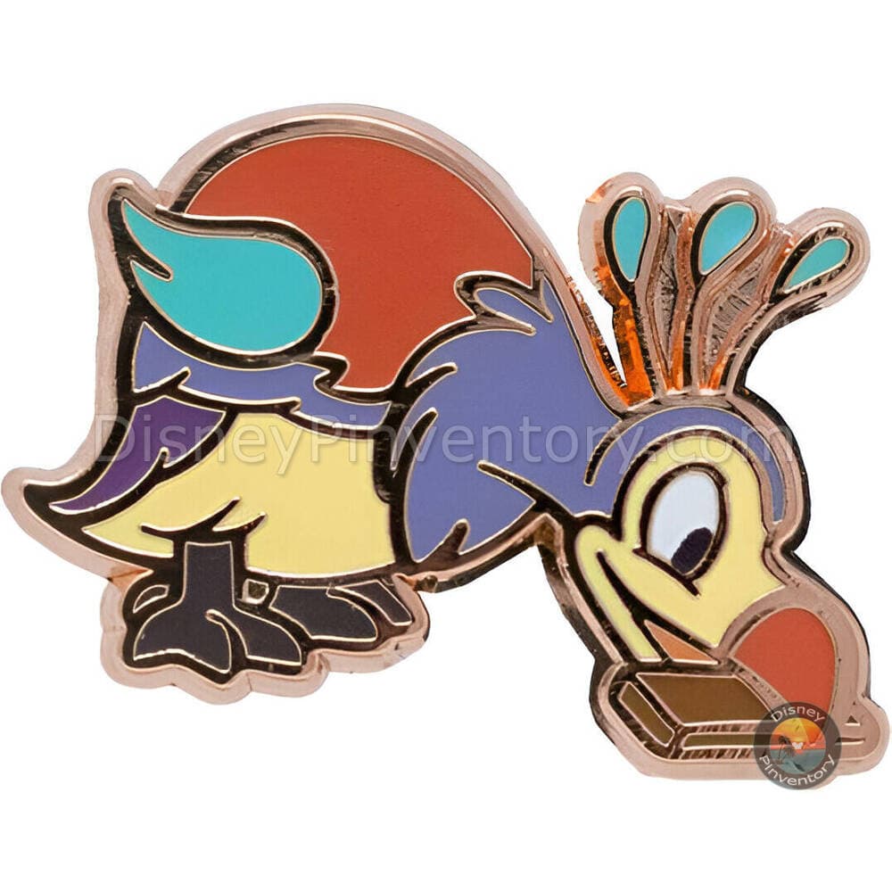 Disney Pixar UP Kevin with Babies Rose Gold Pin Set - Baby Eating Chocolate Pin - PALM Exclusive - Pin 43544