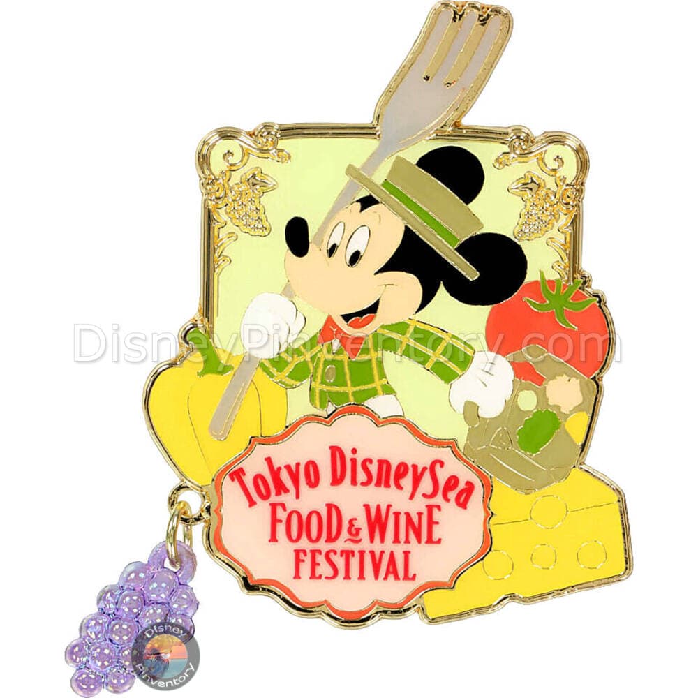 Tokyo DisneySea Food & Wine Festival 2025 - Mickey Mouse - Pin 43617
