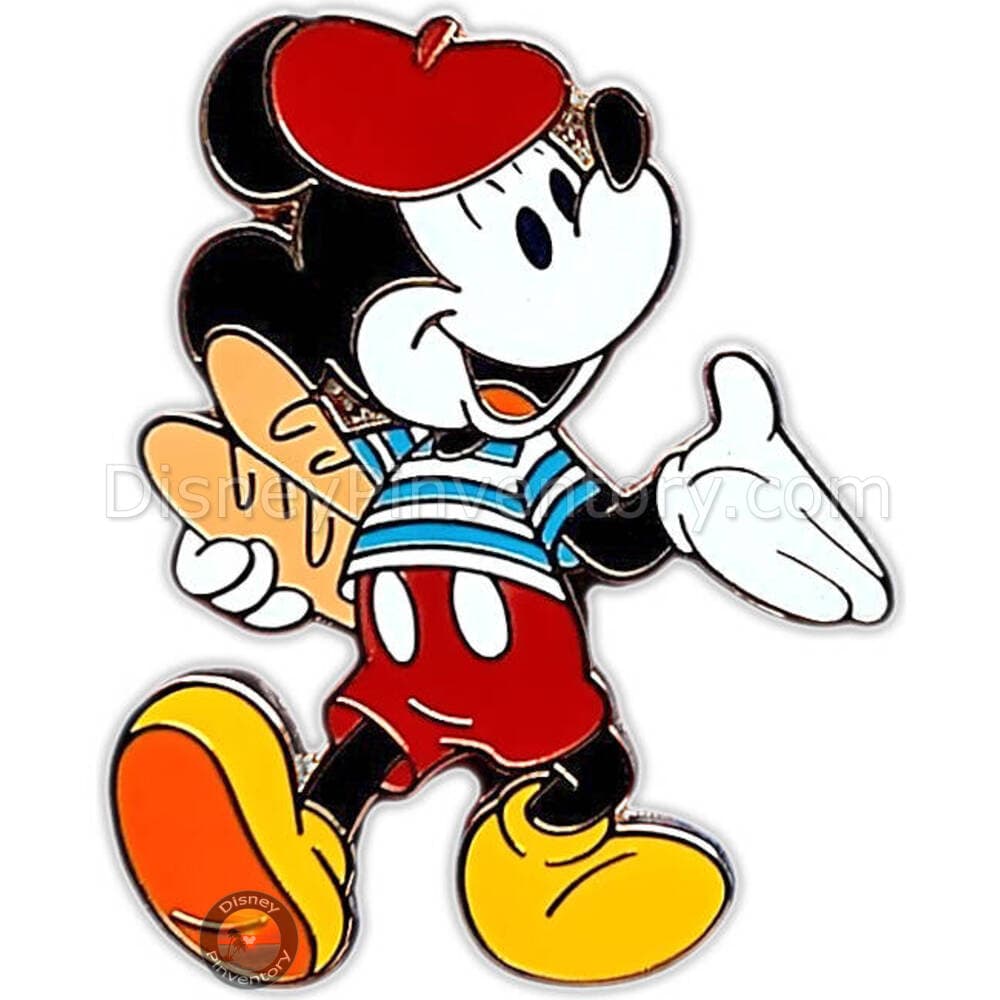 Disneyland Paris - Mickey & Minnie Mouse Paris Pin Set - Mickey Pin Only - Pin 43623