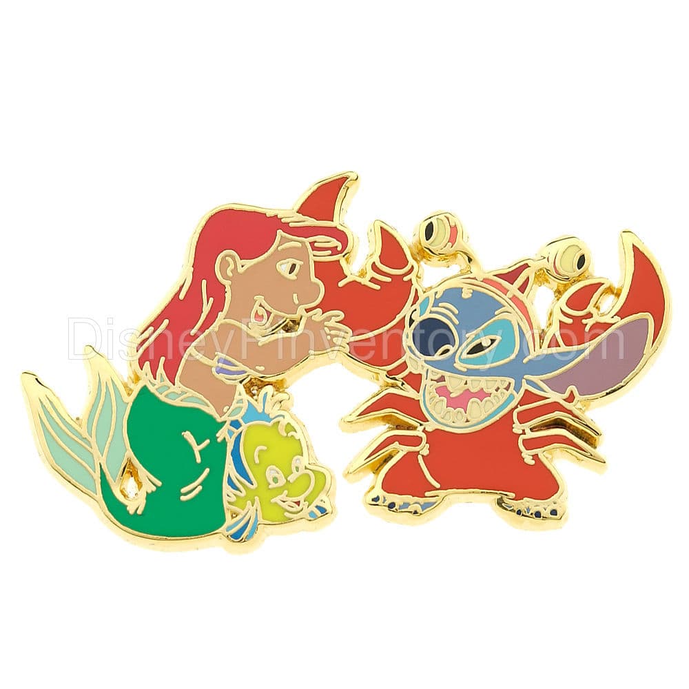 Lilo & Stitch in The Little Mermaid Pin - Pin 4375