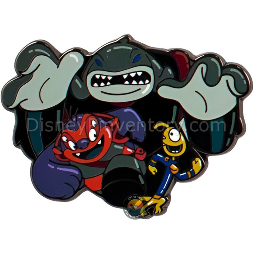 Lilo & Stitch Mystery Series 4 Pin Set - Gantu Group (Y658) - FiGPiN - Pin 43784