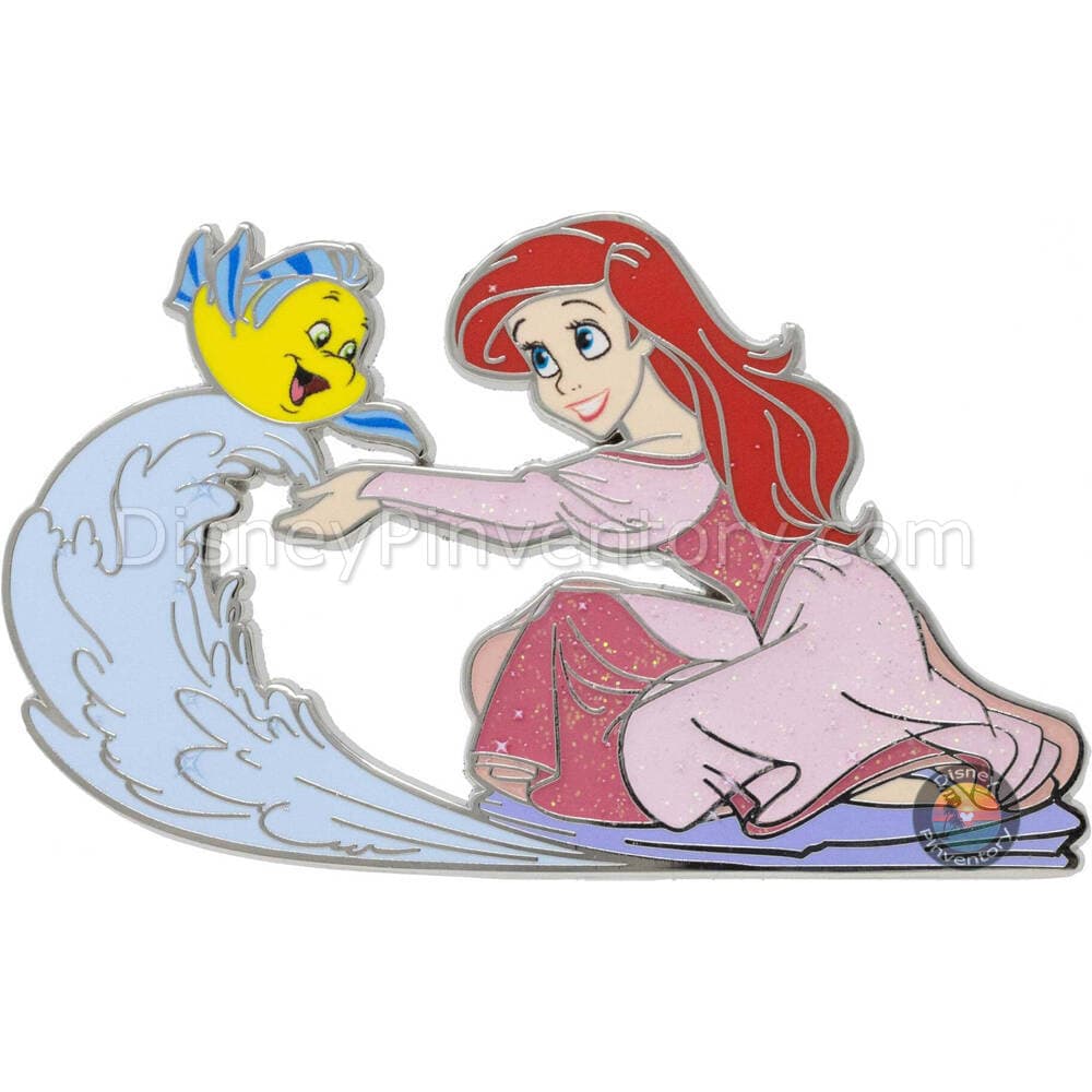 Disney Princess Ariel with Flounder Jumbo Pin - PALM Exclusive - Pin 43790