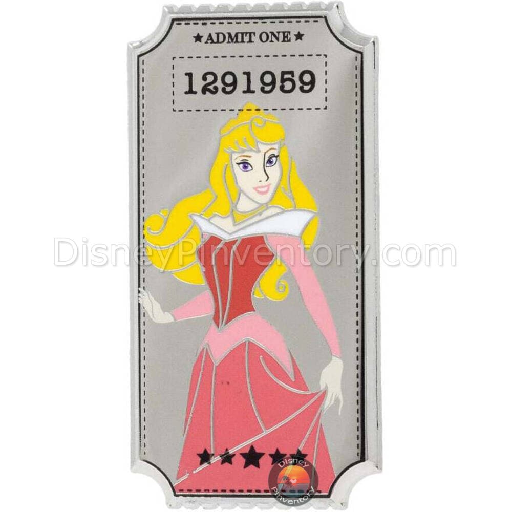 Disney Ticket Series 1 Mystery Pin Set - Aurora Pin - PALM Exclusive - Pin 43796
