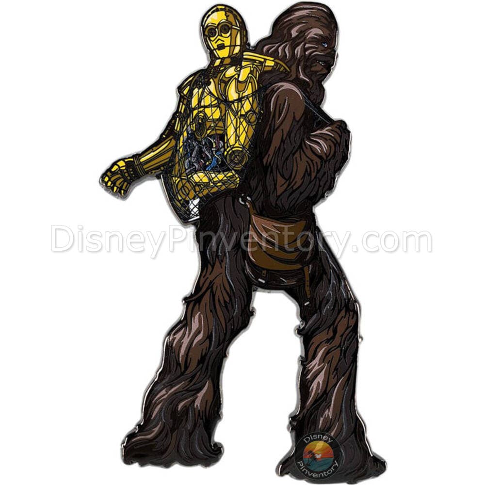 Star Wars Celebration 2025: Chewbacca & C-3PO (1823) Pin - FiGPiN - Pin 43856