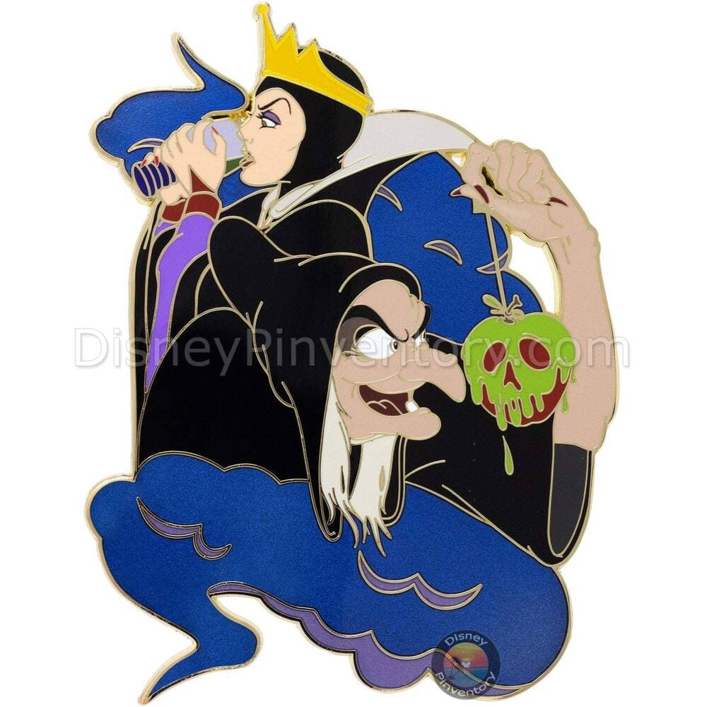 Disney Transformations Snow White Evil Queen Old Hag 5" Jumbo Pin - PALM Exclusive - Pin 43865