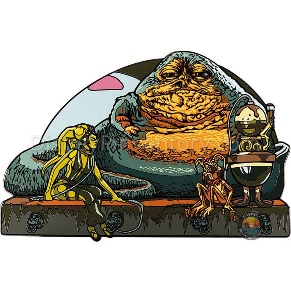 Star Wars Celebration 2025: Jabba the Hutt XL (X87) Pin - FiGPiN - Pin 43875