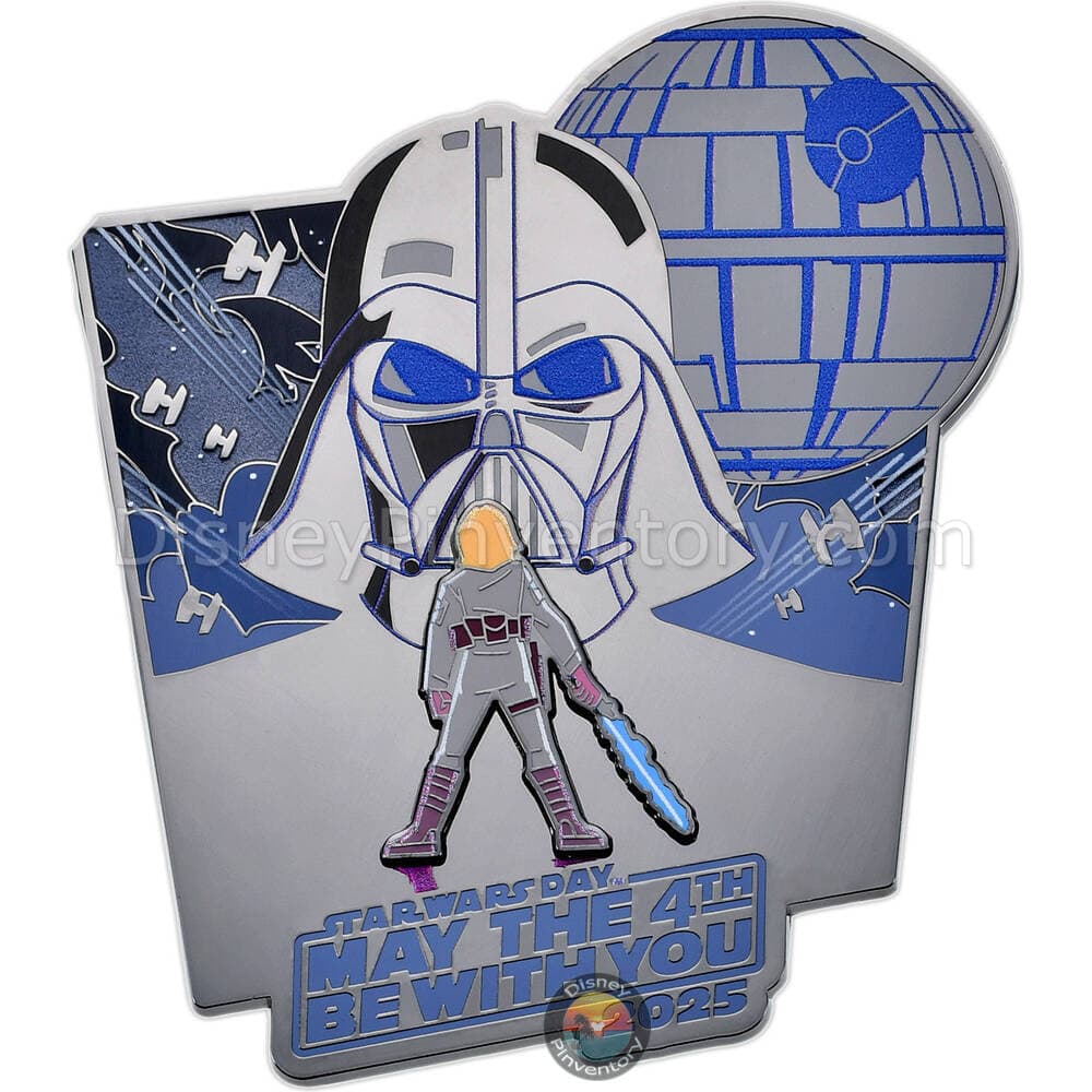 Star Wars Luke Skywalker and Darth Vader Jumbo May the 4th 2025 Pin - Pin 43888