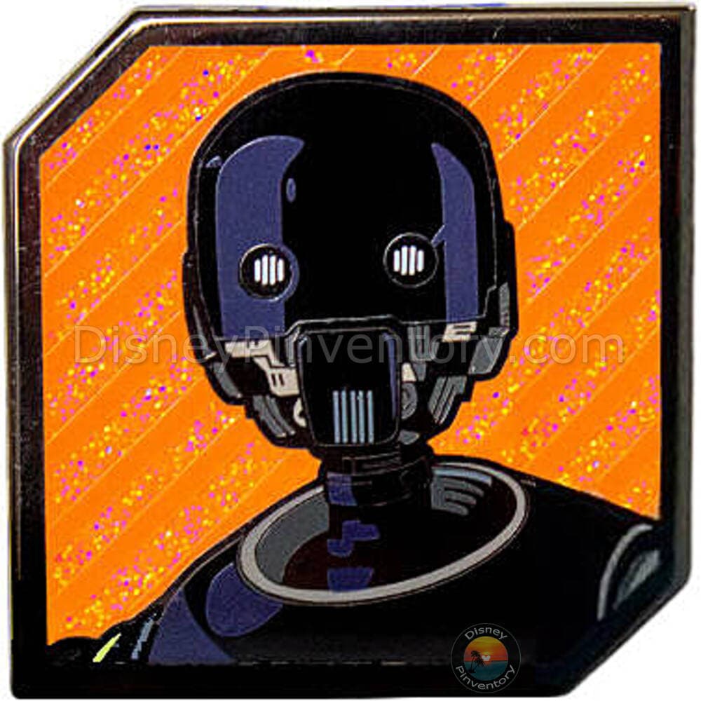 Star Wars Droids Series 1 Mystery Series Pin Set - K-2SO Glitter Variant - FiGPiN - Pin 43901
