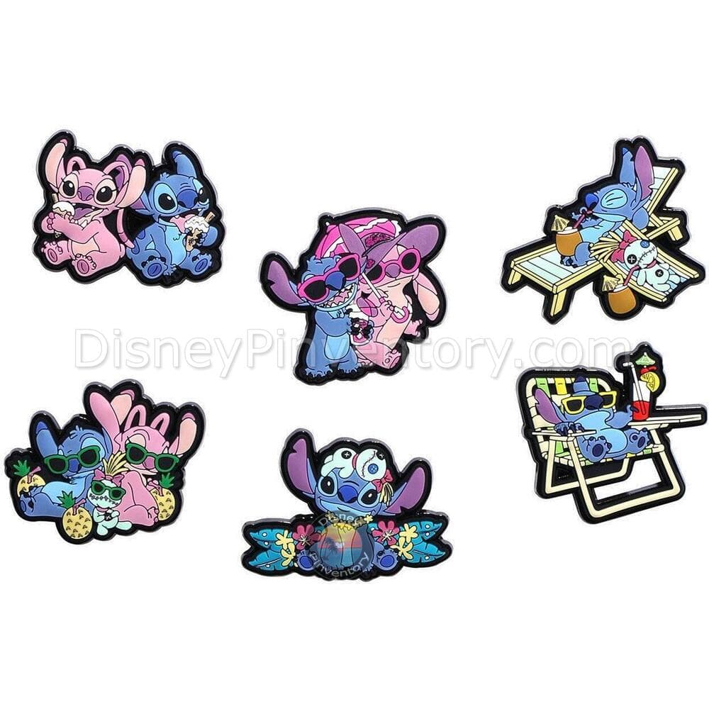 Disney Stitch & Angel Vacation Blind Box Scented Pin Set - Pin 43911