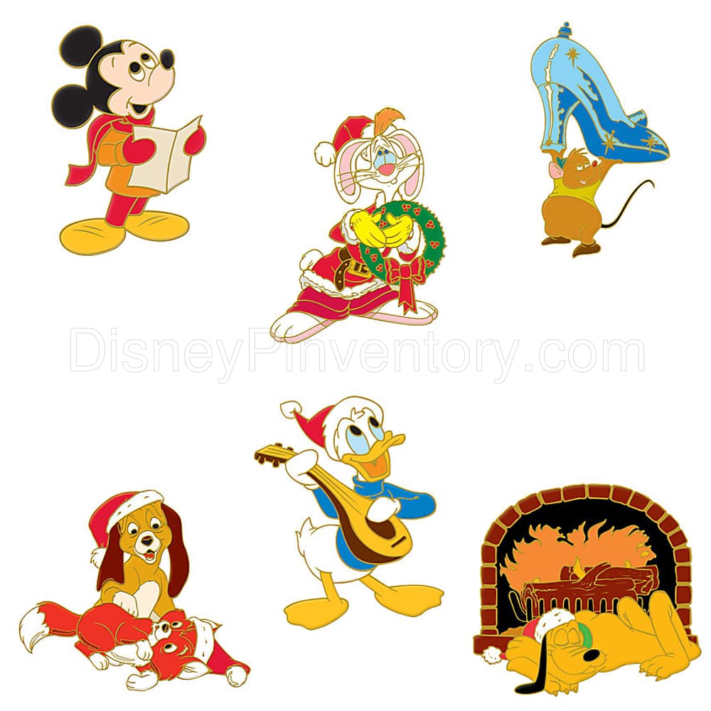 Limited Edition Set of 6 Advent Pins, Pins 1-6 - Pin 4395