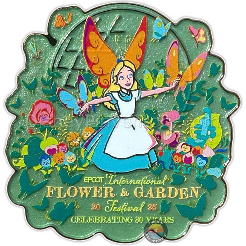 Alice Pin - EPCOT International Flower & Garden Festival 2025 - Pin 43964