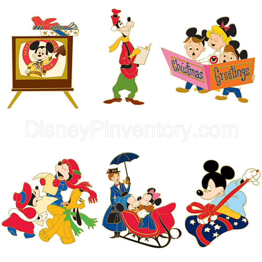 Limited Edition Set of 6 Advent Pins, Pins 13-18 - Pin 4397