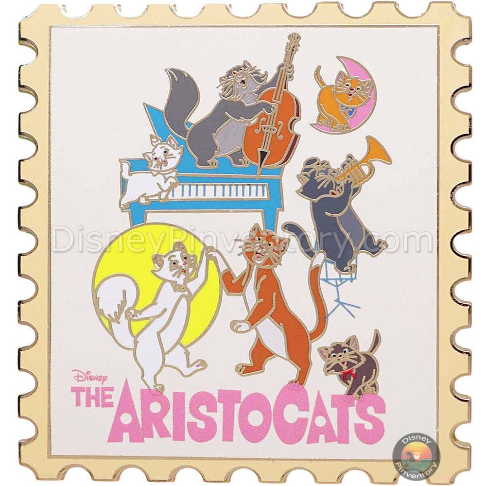 Disney Aristocats Anniversary Stamp #2 Jumbo Pin - PALM Exclusive - Pin 44033
