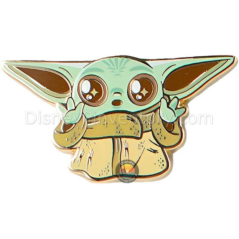 Star Wars The Mandalorian Series 1 Mystery Pin Set - Grogu (Y524) - FiGPiN - Pin 44035