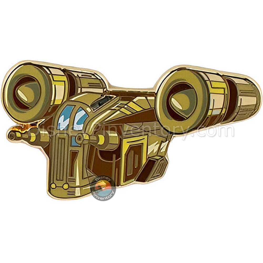 Star Wars The Mandalorian Series 1 Mystery Pin Set - Razor Crest (Y534) - FiGPiN - Pin 44045