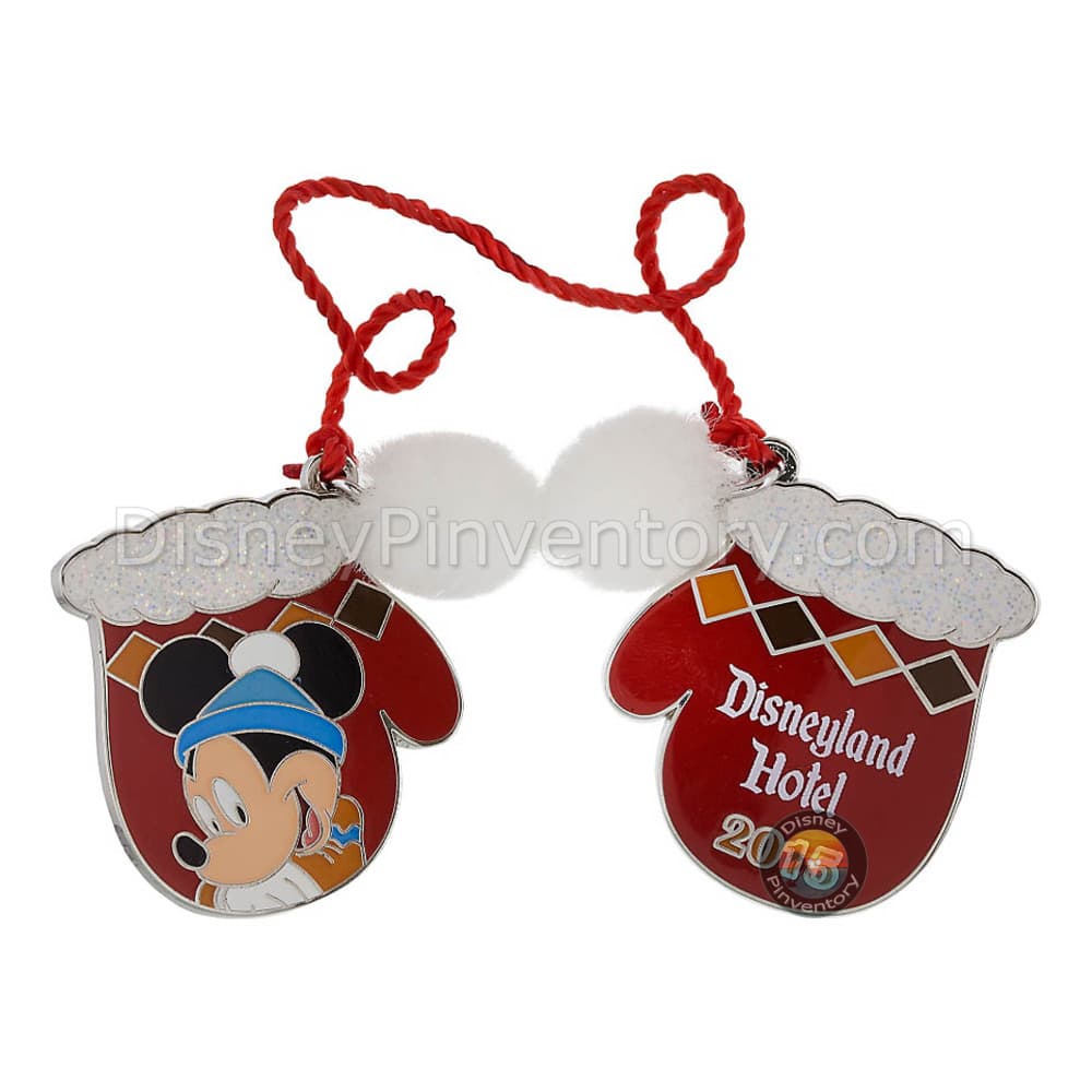 Holiday Mitten Resort Collection 2015 - Disneyland Hotel - Pin 44072