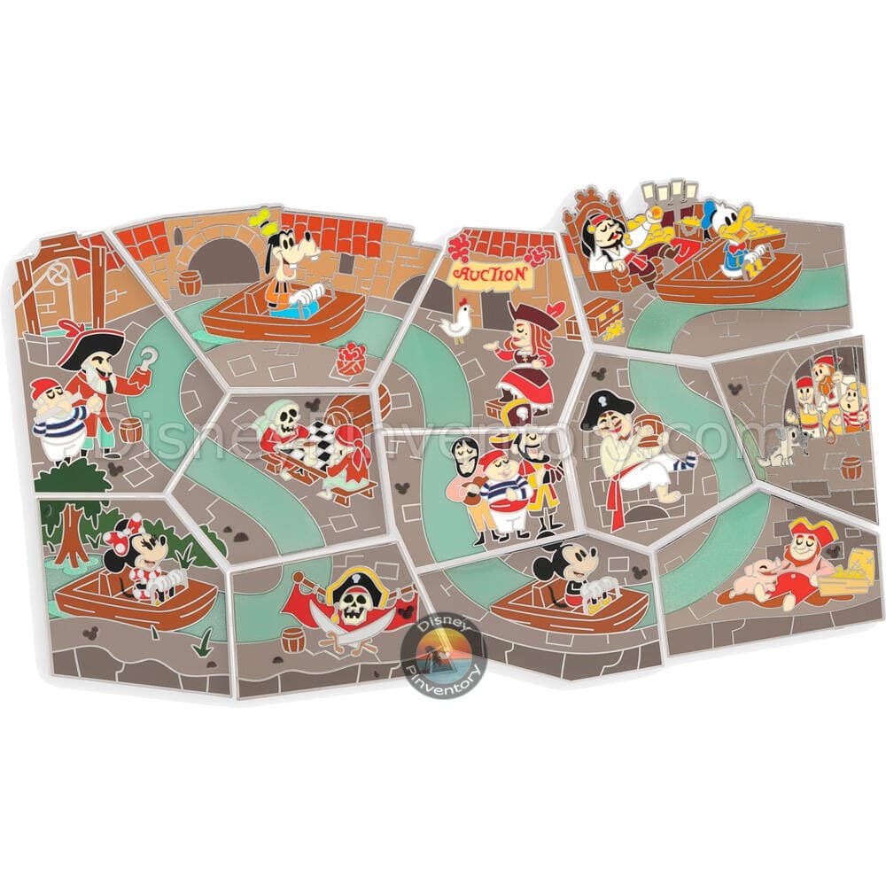 Disneyland Pirates of the Caribbean Mystery Blind Pin Set - Pin 44111