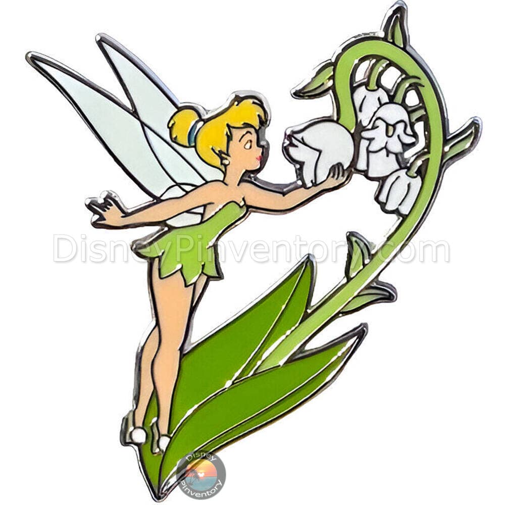 Sprigs of Lily of the Valley Pin: Tinker Bell - Disneyland Paris - Pin 44158