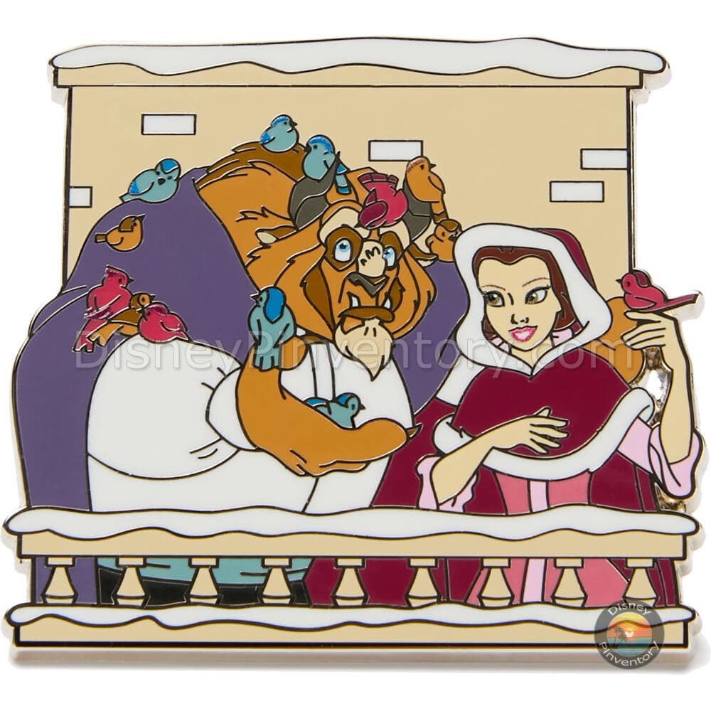 Belle and Beast Winter Pin - Beauty and the Beast - Pin 44172